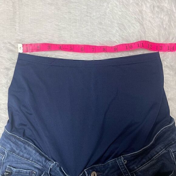Kancan Maternity Jeans Womens Size 7 / 27 Skinny Stretch Full Panel Belly - Picture 4 of 14